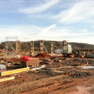 Der weitere Ausbau des Erdgeschosses geht gut voran! / © 2014 Arche KaNaum (DN)