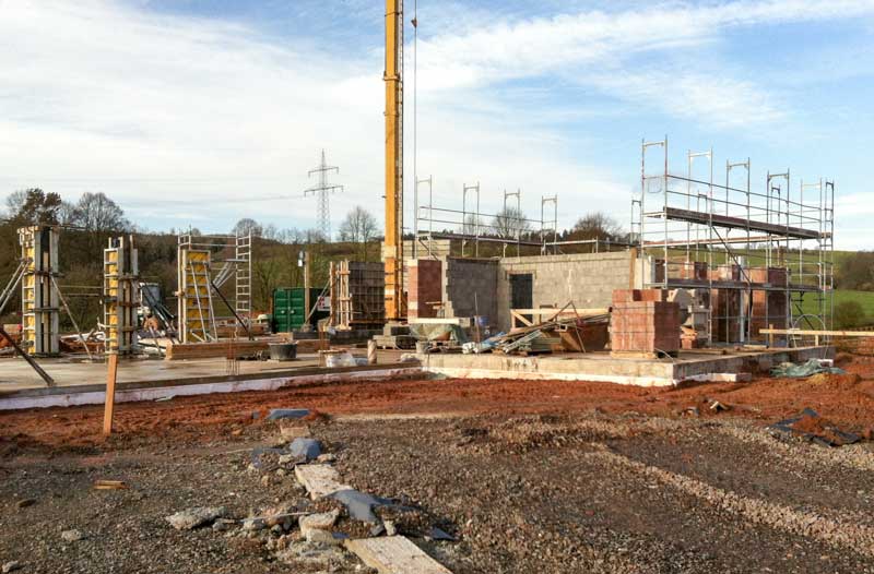 Der weitere Ausbau des Erdgeschosses geht gut voran! / © 2014 Arche KaNaum (DN)