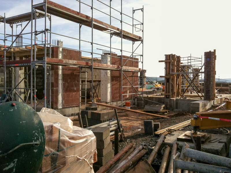 Der weitere Ausbau des Erdgeschosses geht gut voran! / © 2014 Arche KaNaum (DN)