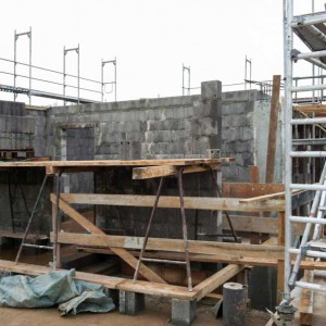 Der weitere Ausbau des Erdgeschosses geht gut voran! / © 2014 Arche KaNaum (DN)