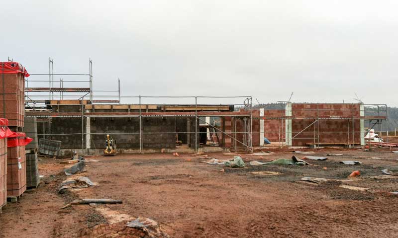 Der weitere Ausbau des Erdgeschosses geht gut voran! / © 2014 Arche KaNaum (DN)