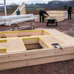 Bauteile der Tierraum- Außenwände / © 2014 Arche KaNaum (NH)