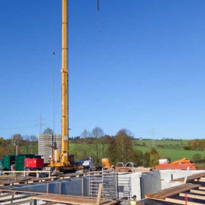 Die Außenmauern für den Keller unseres Tierhauses sind fertig! / © 2013 Arche KaNaum (NH)