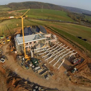 Luftaufnahme unseres Tierhauses am 14. März ’14 Luftaufnahme unseres Tierhauses am 14. März '14 / © 2014 Arche KaNaum (RH/NH)