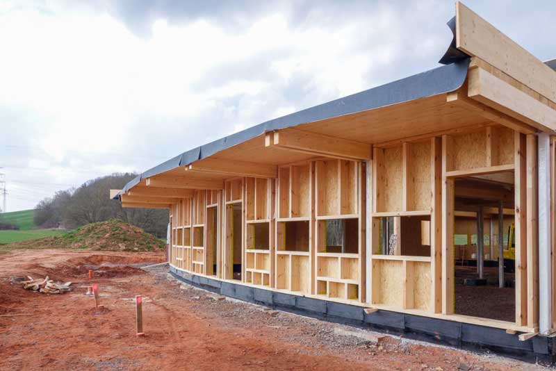 Blick auf die Außenwände des Westflügels / © 2014 Arche KaNaum (NH)