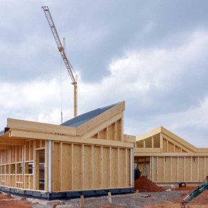 Blick auf die Außenwände des Ostflügels / © 2014 Arche KaNaum (NH)