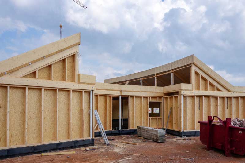 Blick auf die Außenwände des Westflügels / © 2014 Arche KaNaum (NH)