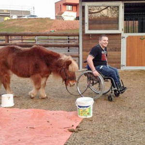 Dominik und Patenpony Filou beim Training  / © 2015 Arche KaNaum (DN) Dominik und Patenpony Filou beim Training / © 2015 Arche KaNaum (DN)