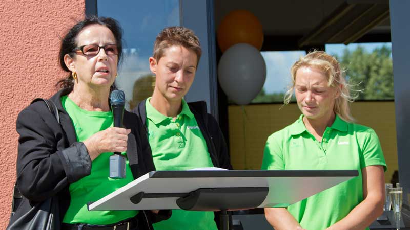 Feierliche Eröffnung unseres Tierhaus am 25.07.'15 / © 2015 Arche KaNaum (RH)