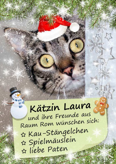 Die kleinen Weihnachtswünsche unserer Schützlinge aus Raum Rom / © 2015 Arche KaNaum (NH)