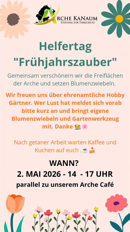 Helfertag "Frühjahrszauber" 2026